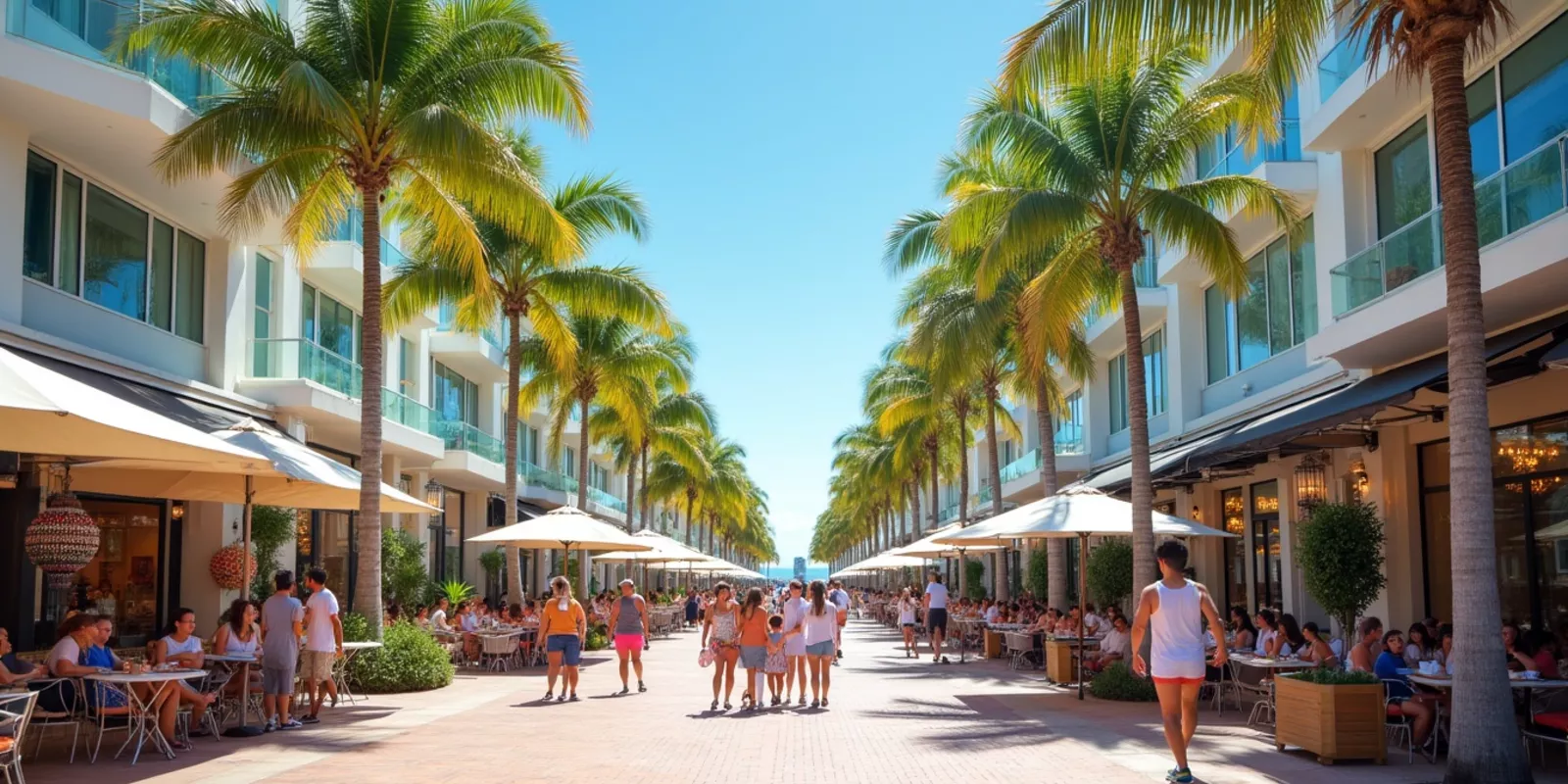 Zonas Comerciales y Recreativas en Miami